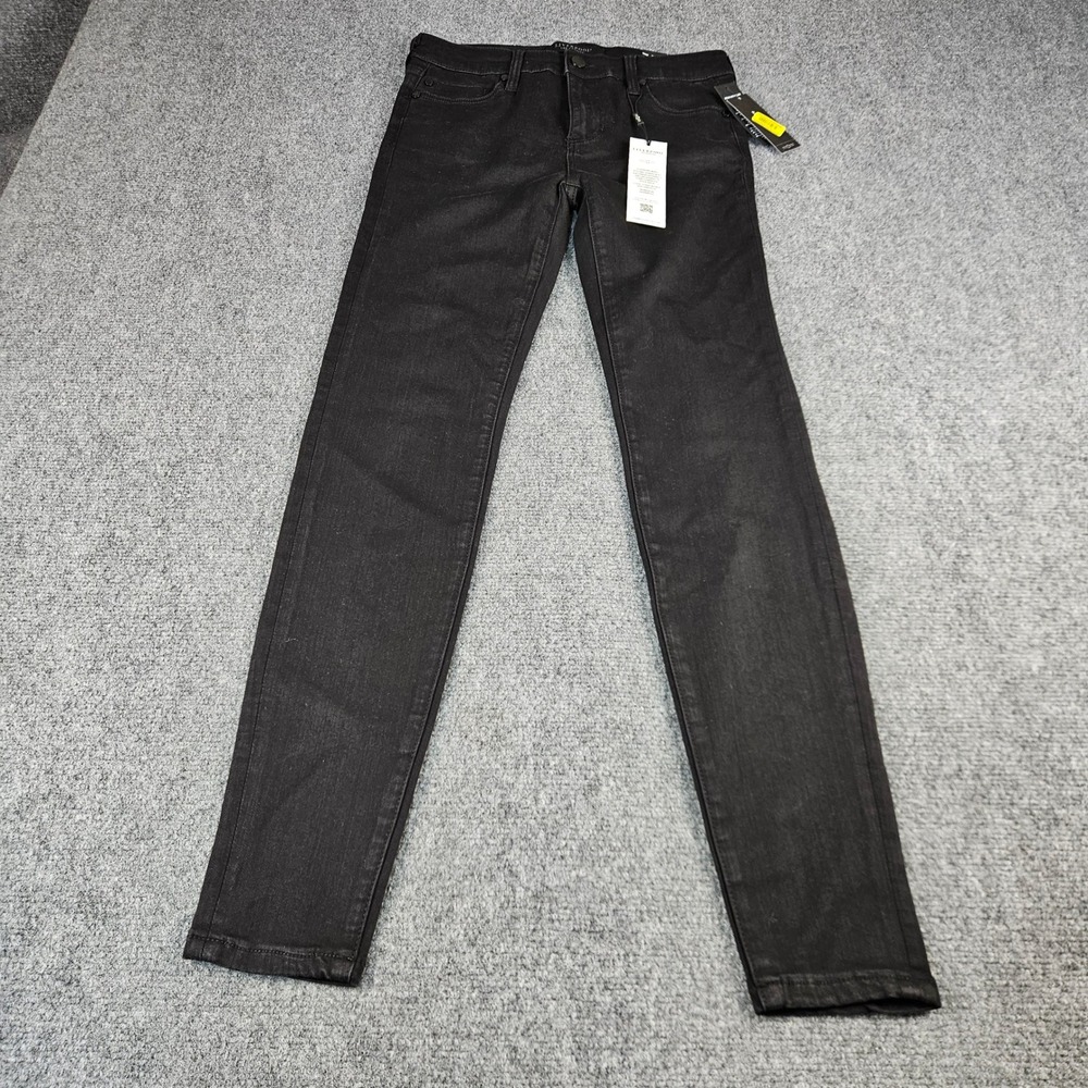 $89 Liverpool Los Angeles Abby Skinny Jeans‎ Black Rinse Eco  Size 4/27 NEW
